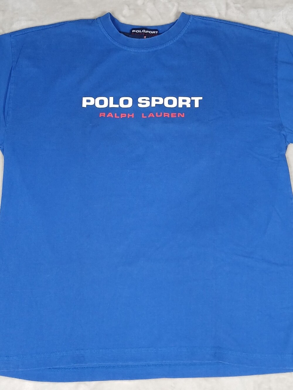Vintage 90's Ralph Lauren Polo Sport T Shirt XL Men's Made In USA Blue